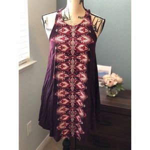 Purple mini dress